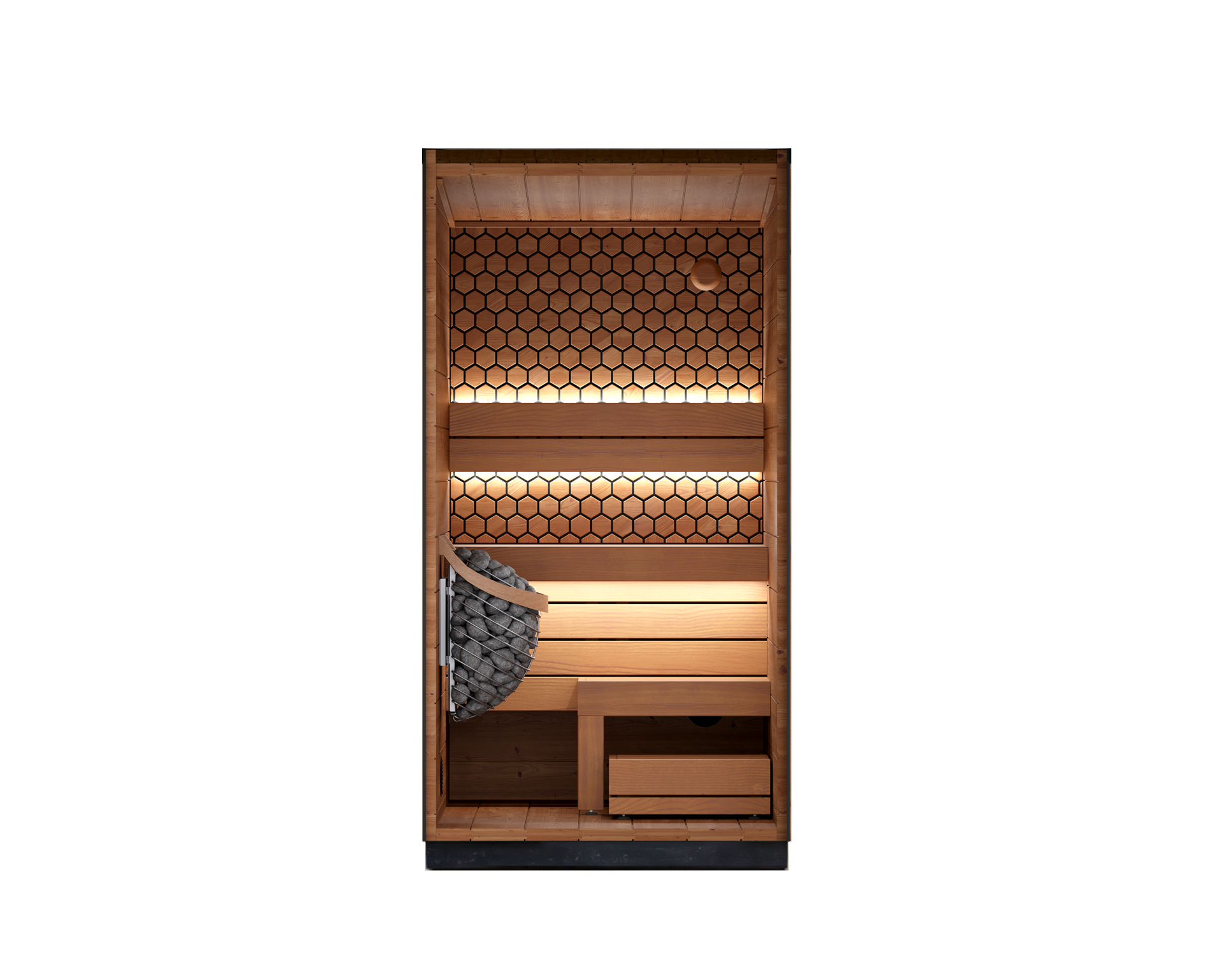 leil-viva-120-mini-gartensauna-1-person-122x136x234-cm image 4