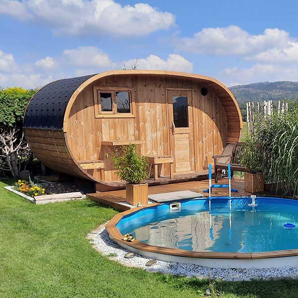 wellmia-fasssauna-oval-410cm-gartensauna-4-personen image 4