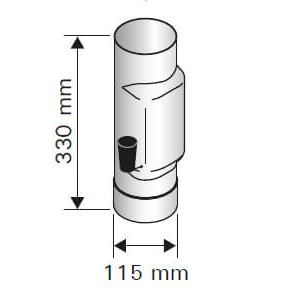 harvia-drosselkappe-wz115030sp-edelstahl-115-mm image 2