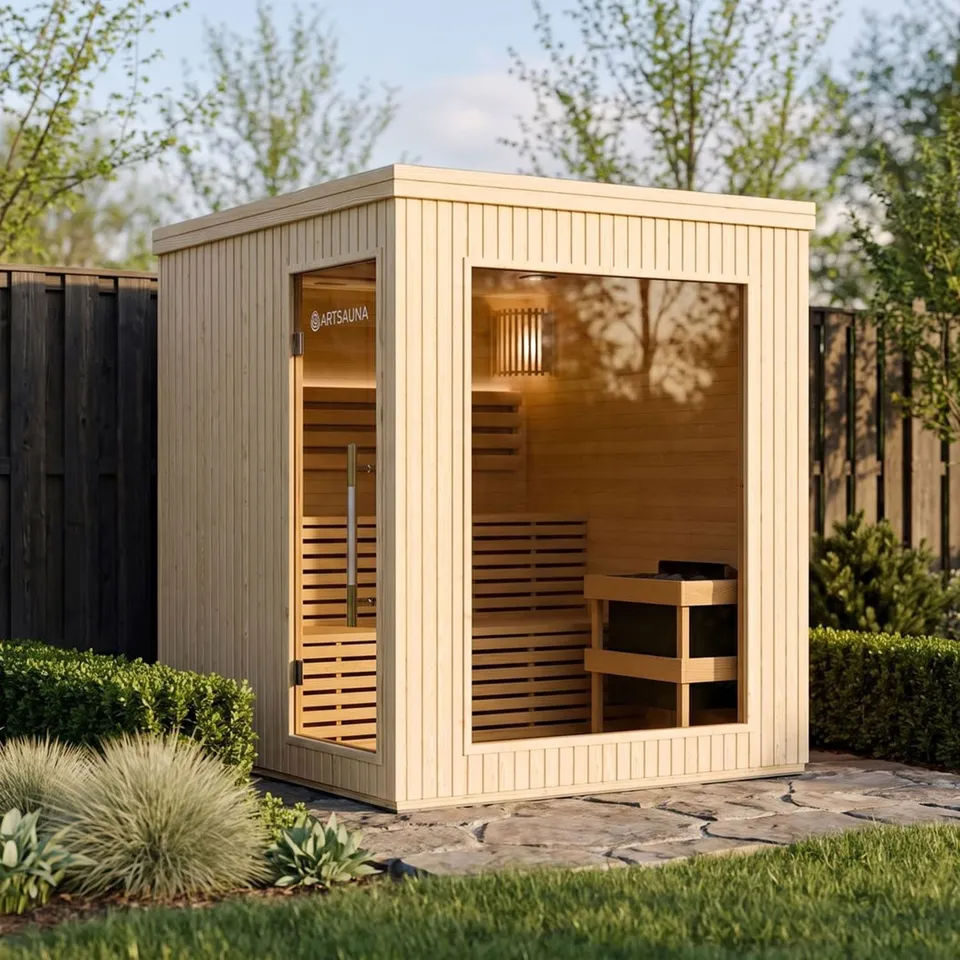 artsauna-visby180-outdoor-sauna-wpc-4-6-personen image 1