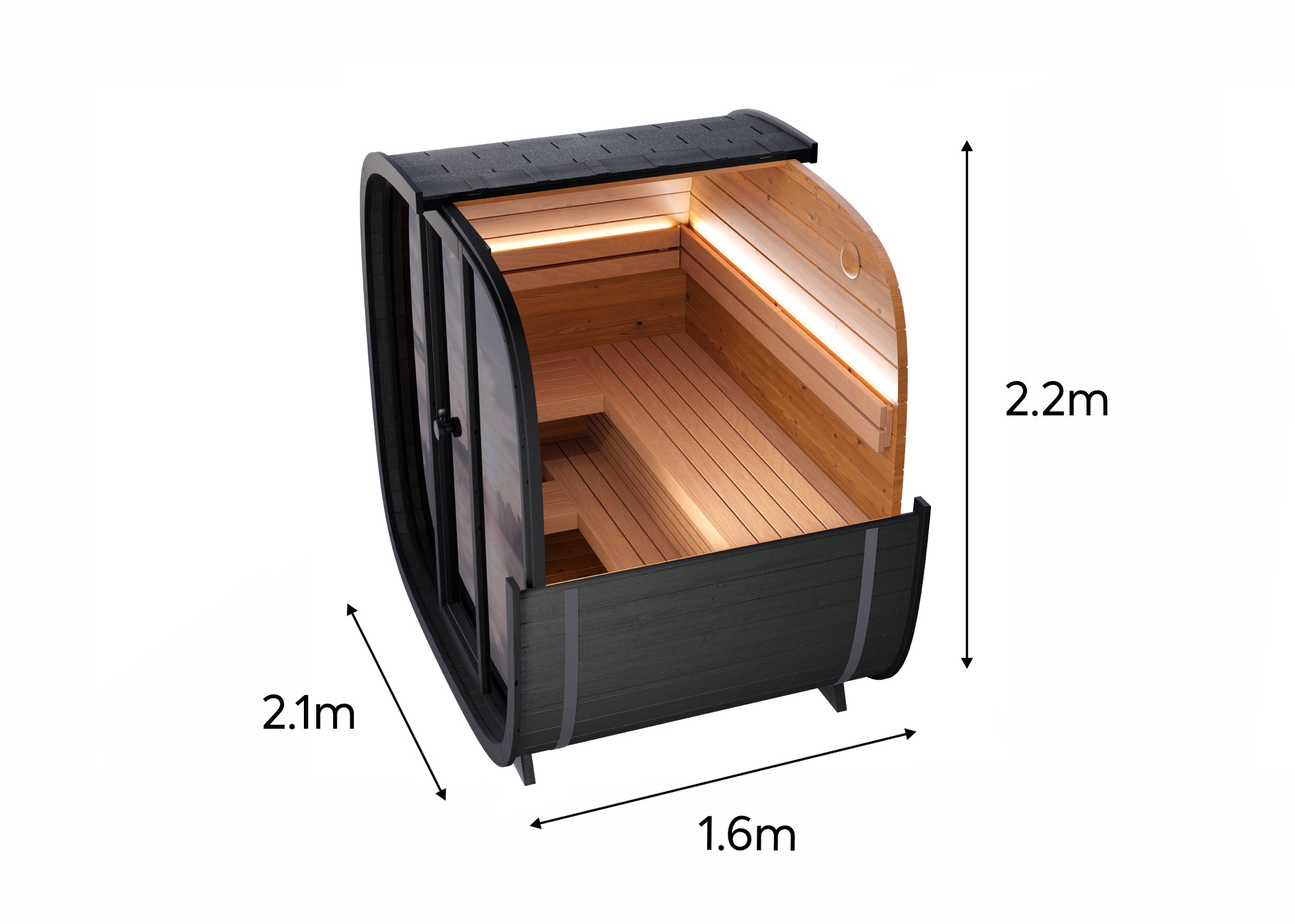 leil-black-cube-classic-gartensauna-4-personen-219x166cm image 6