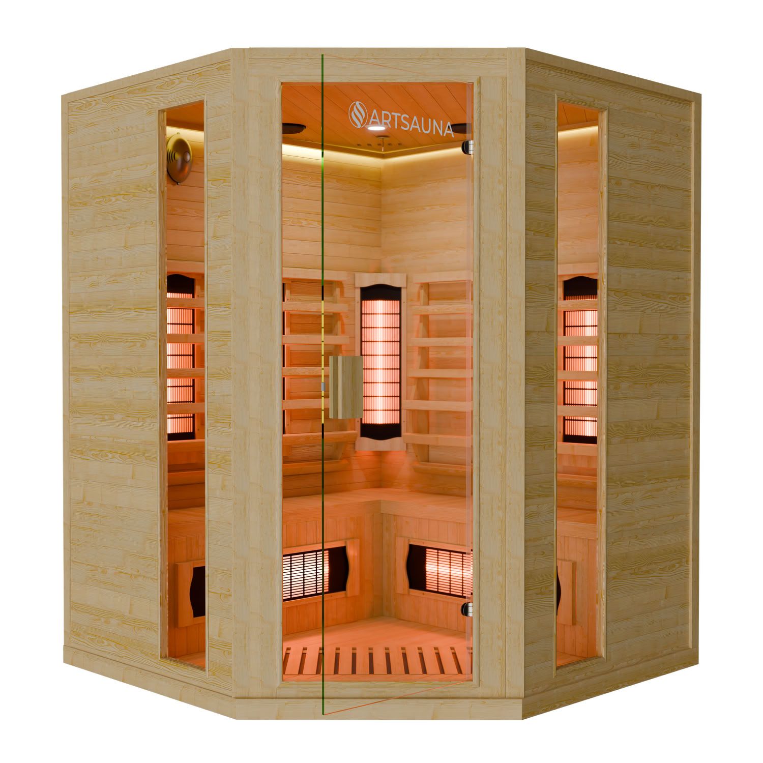 artsauna-nyborg-e150v-infrarotkabine-dual-4-personen image 2
