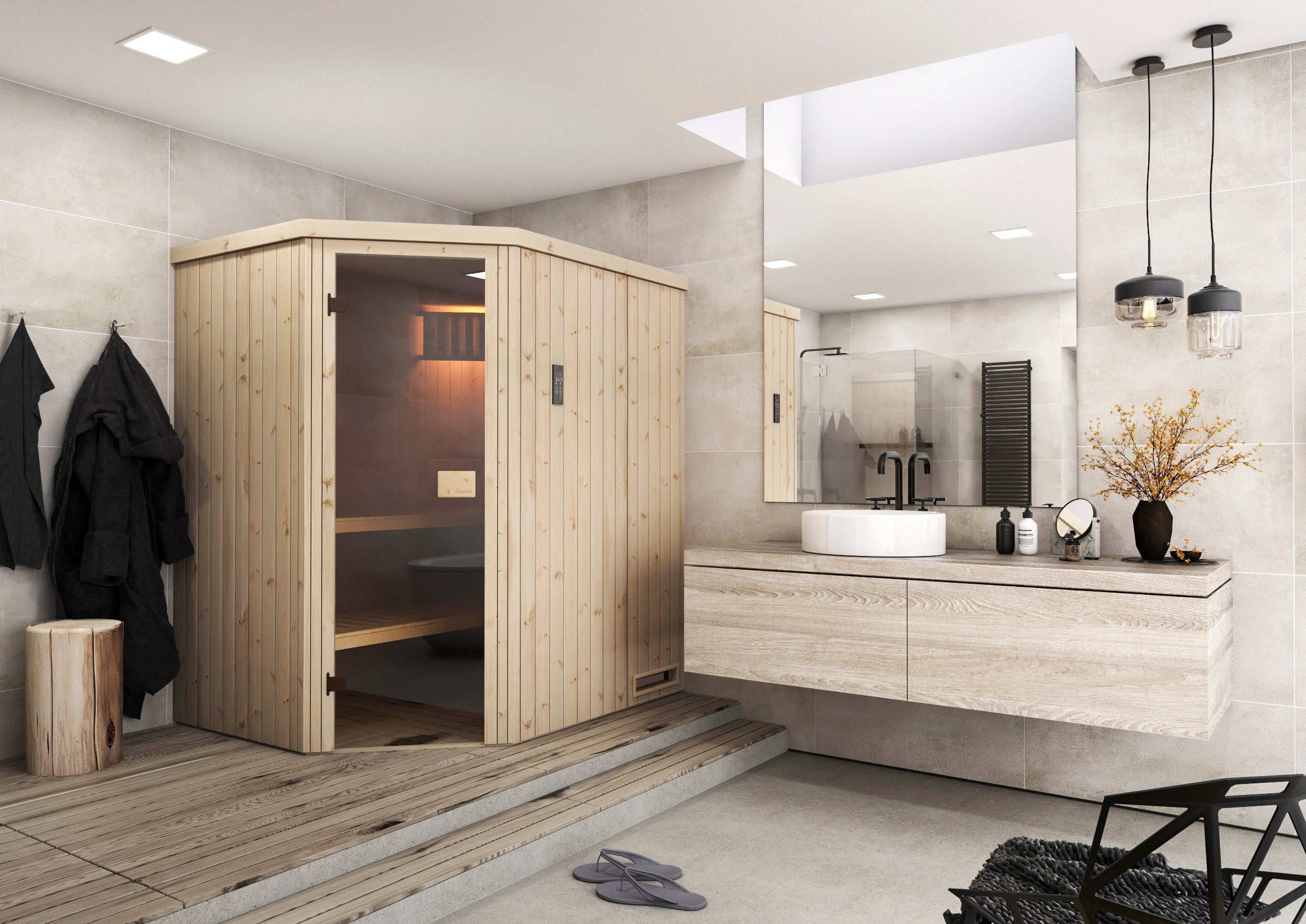wellmia-vital-corner-m-innensauna-fichte-194x175x199-cm image 1