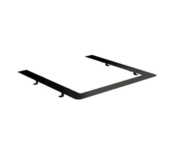 harvia-virta-einbaurahmen-flange-schwarz-edelstahl image 1