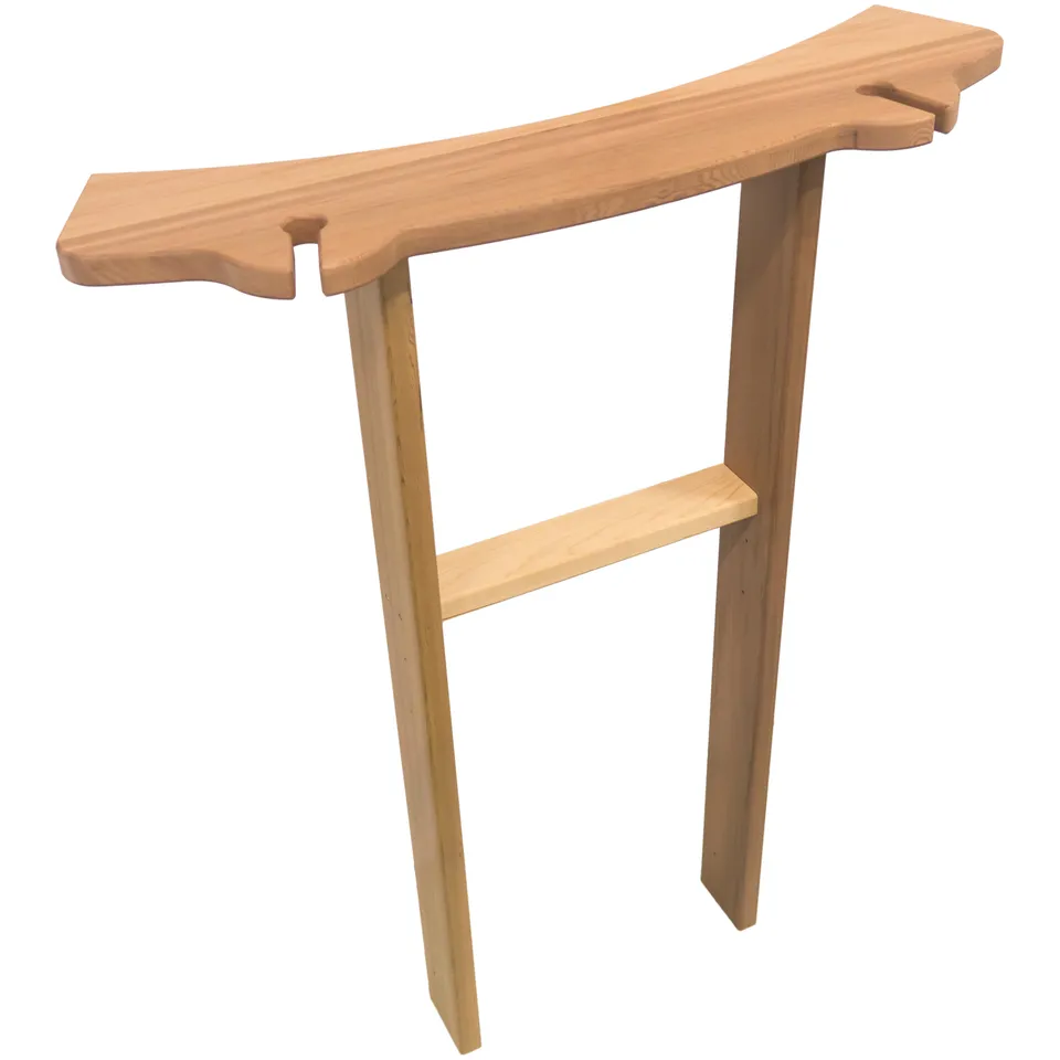 kirami-kir-2719-holzablage-red-cedar-getr-nkehalter-badefass image 1