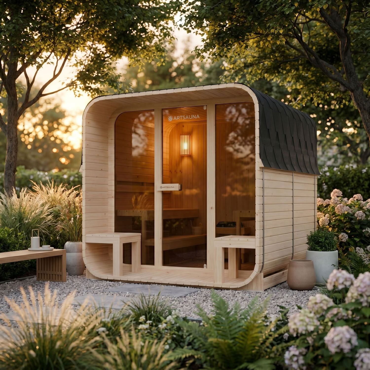 artsauna-fjora-xl-cube-fasssauna-6-personen-9-kw-ofen image 1