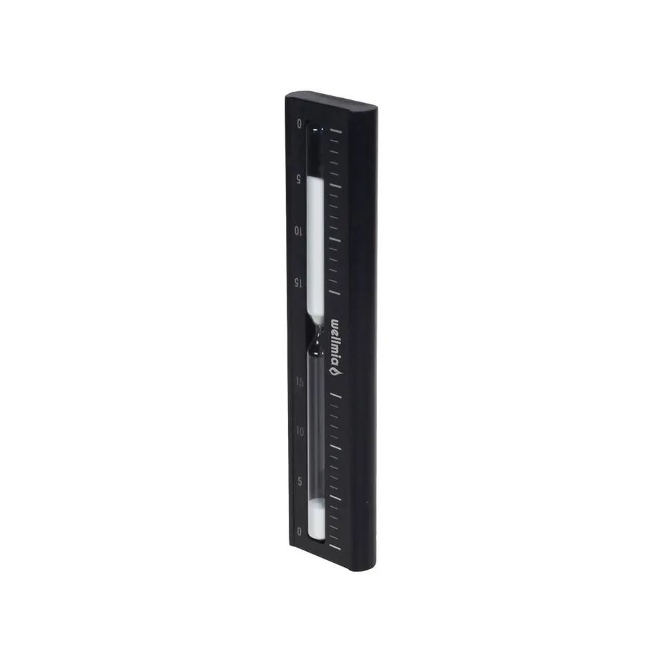 wellmia-classic-sauna-sanduhr-schwarz-15-min-aluminium image 1