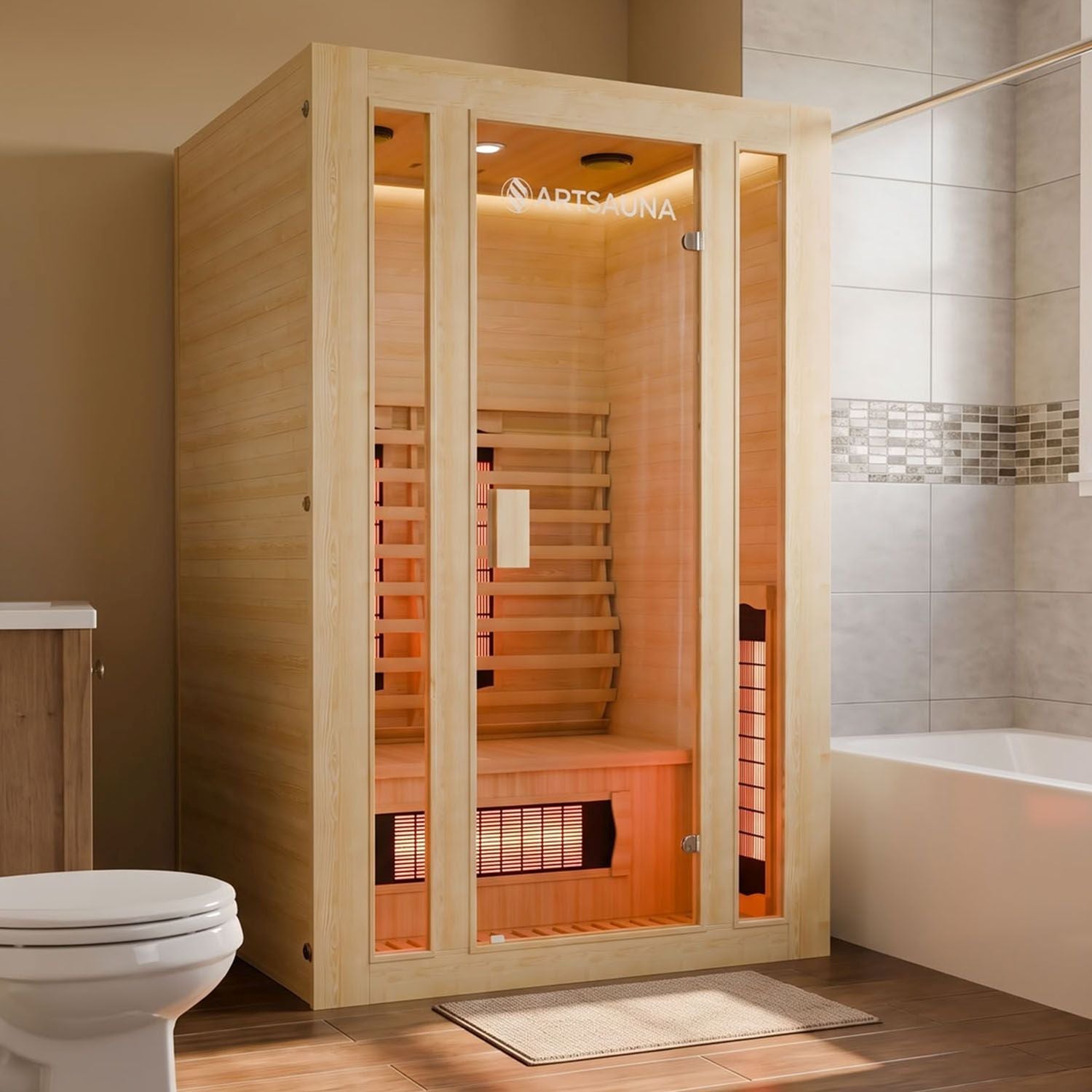 artsauna-nyborg-s120v-infrarotkabine-2-personen-dual image 1