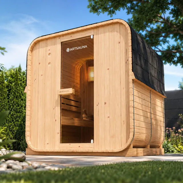 artsauna-nolvik-xl-cube-fasssauna-6-personen-8-kw image 1