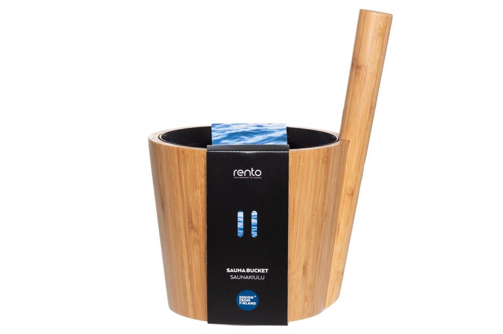 rento-saunaeimer-mit-kelle-set-bambus-duoblack-5-liter image 3