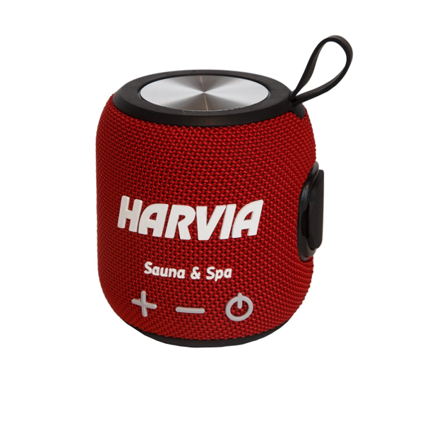 harvia-bluetooth-lautsprecher-wasserdicht-rot-saunazubeh-r image 1