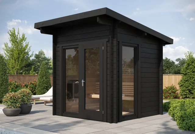 wellmia-cube-panorama-gartensauna-glasfront-fichte-3-4-personen image 1