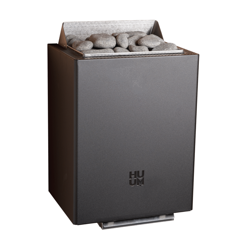 huum-core-wall-sauna-elektroofen-6-kw-black-extern image 2