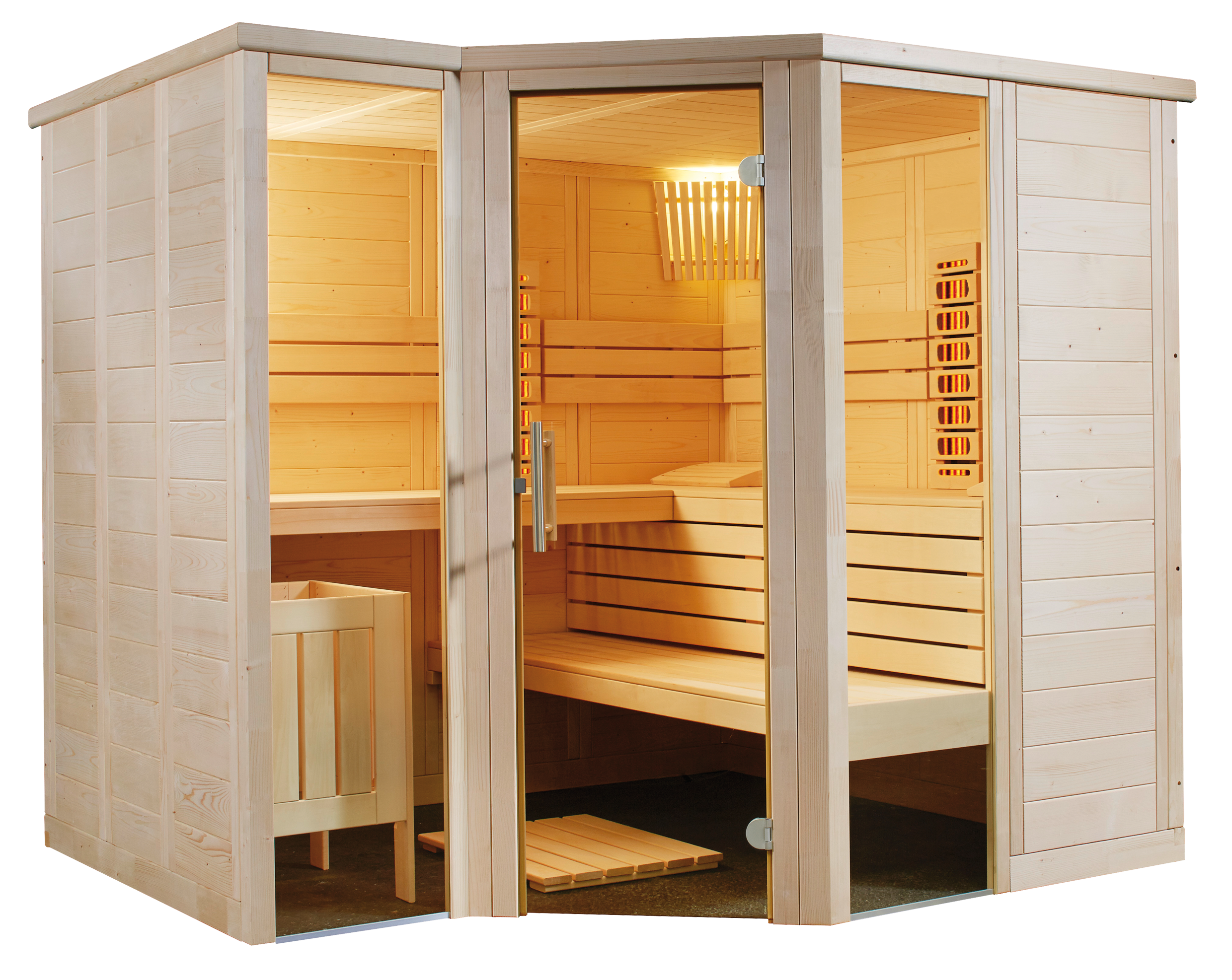harvia-arktis-infra-innensauna-fichte-infrarot-5-personen image 1