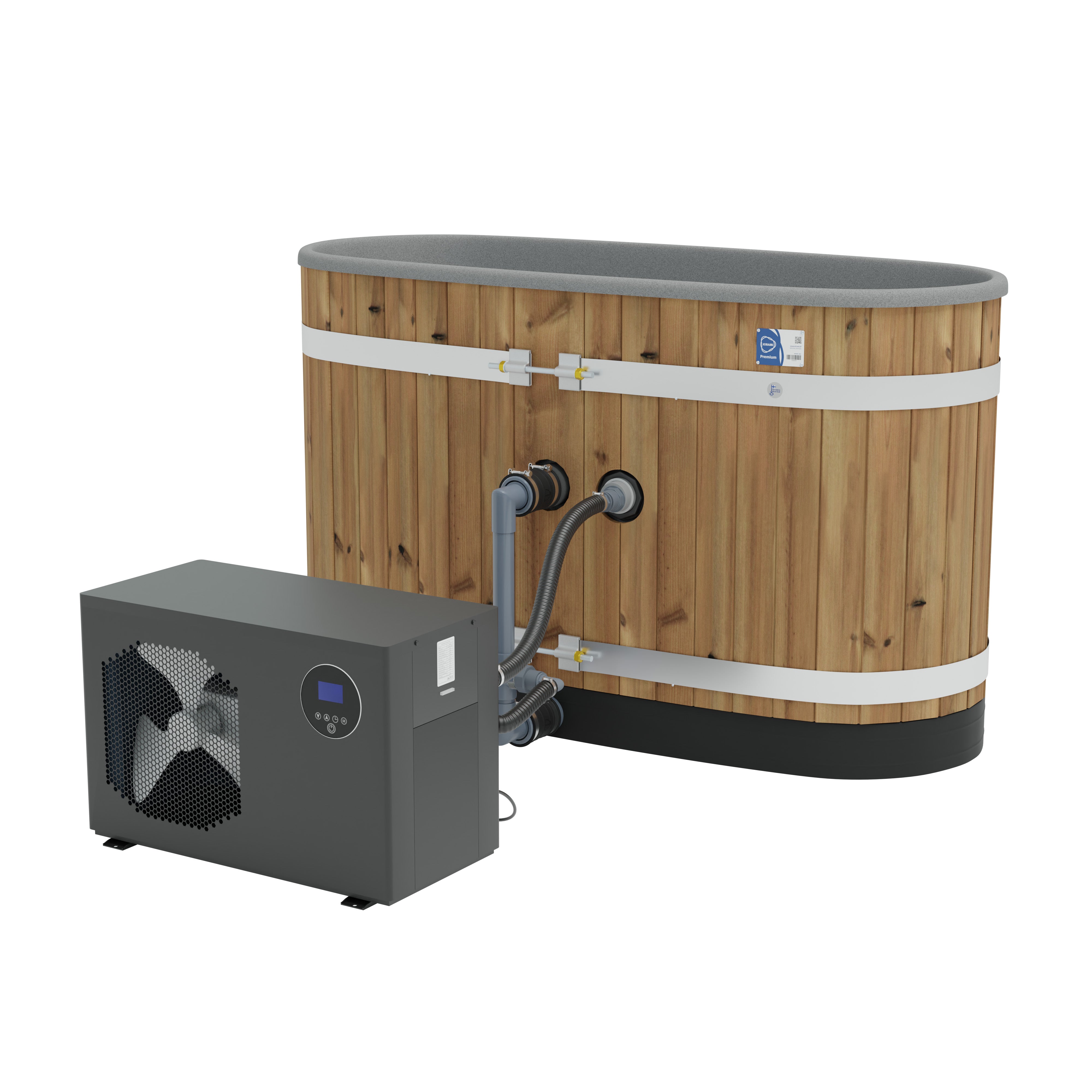 kirami-premium-tiny-s-dual-badefass-elektroofen-thermoholz-5-kw image 2