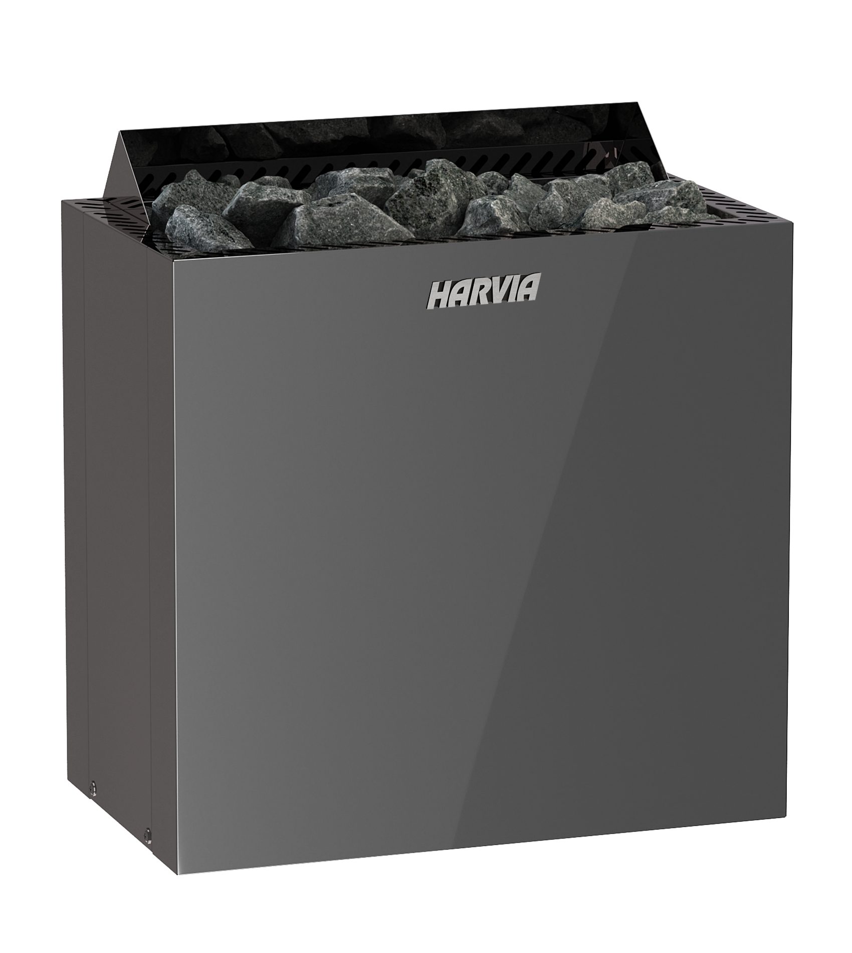 harvia-qubic-e-sauna-elektroofen-6-kw-black-steel image 2