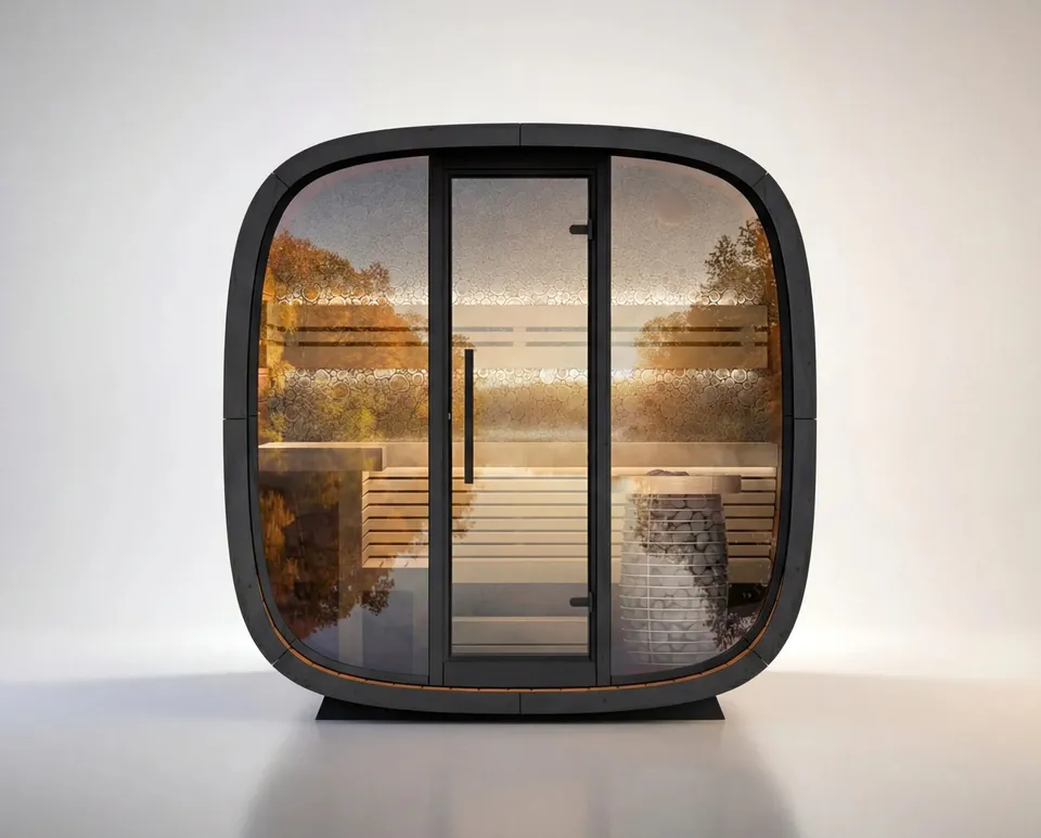leil-round-cube-mini-gartensauna-thermoholz-mini-2-4-bausatz image 1