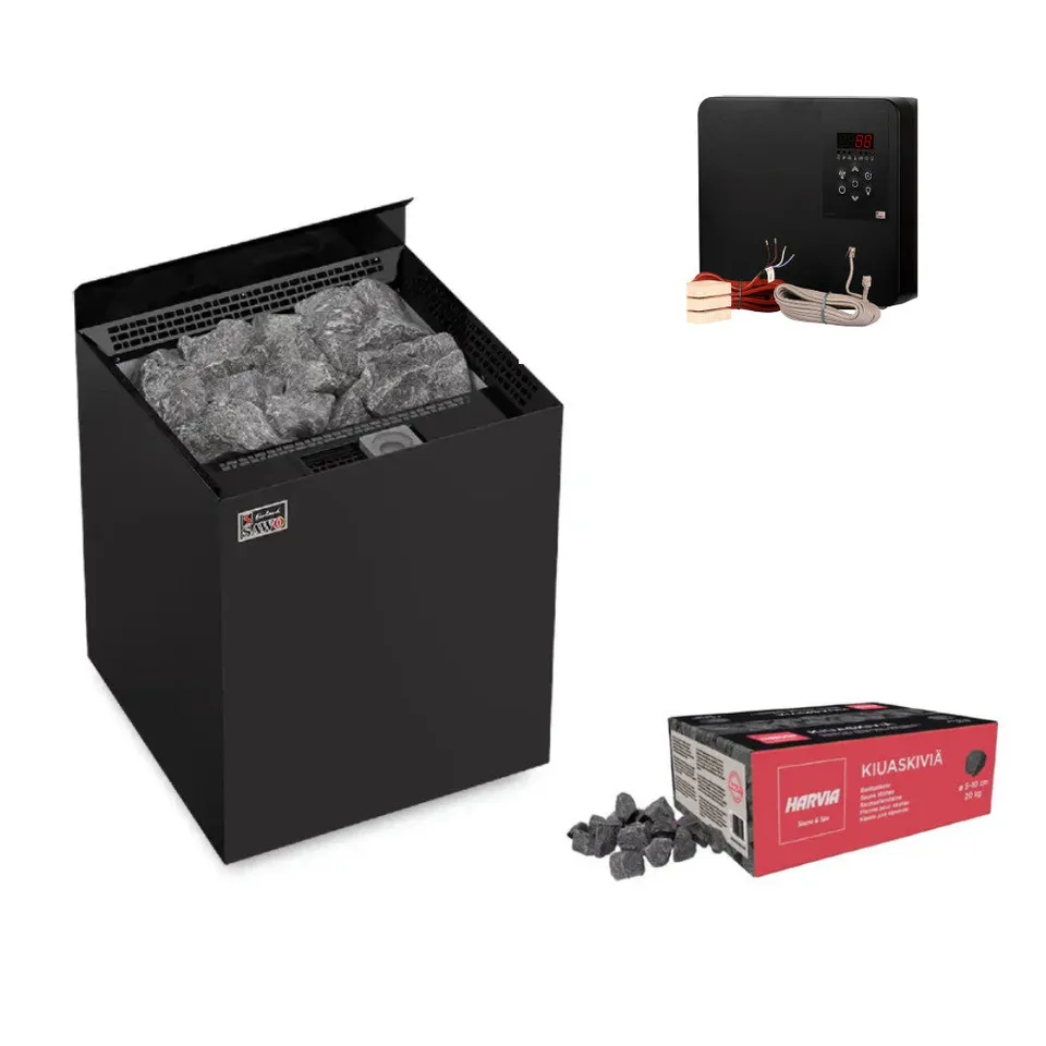 sawo-nordex-black-combi-saunaofen-9-kw-mit-verdampfer image 1