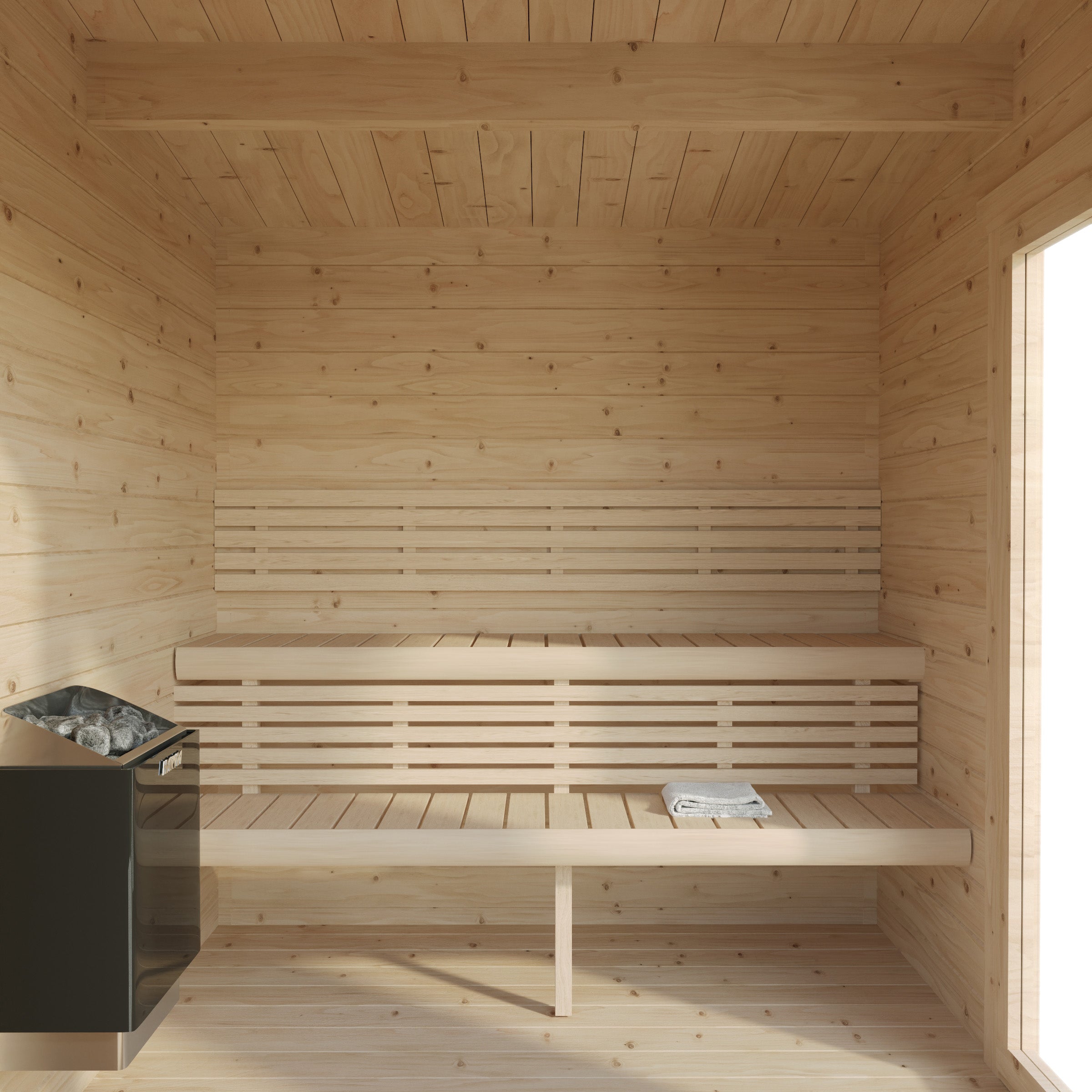 wellmia-cube-panorama-gartensauna-glasfront-fichte-3-4-personen image 3