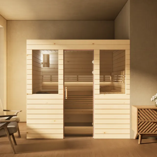 polarholz-venus-sauna-zirbenholz-ma-ofen-set-2-fenster image 1