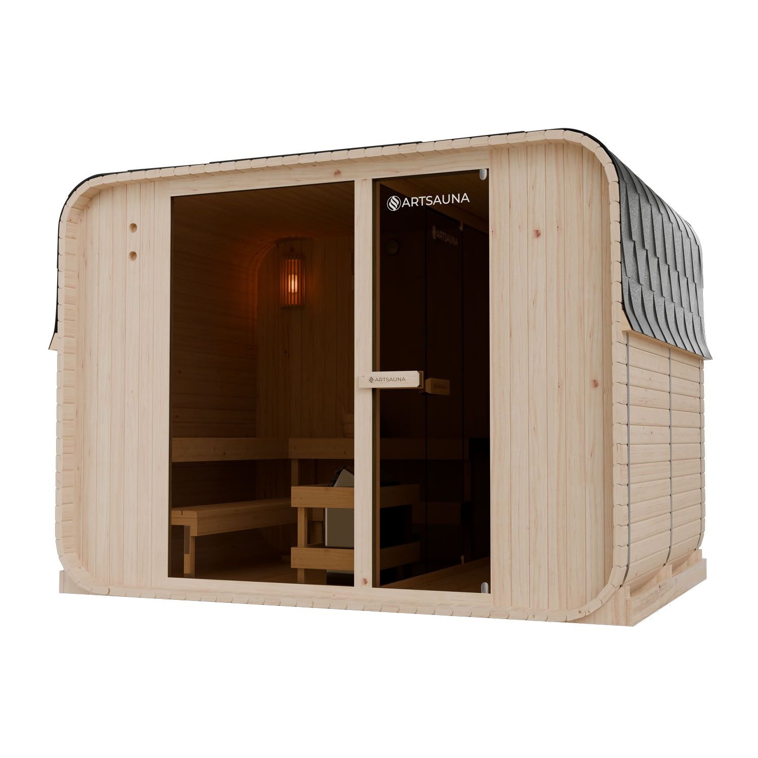 artsauna-fjora-xxl-cube-fasssauna-ruheraum-9-kw image 2