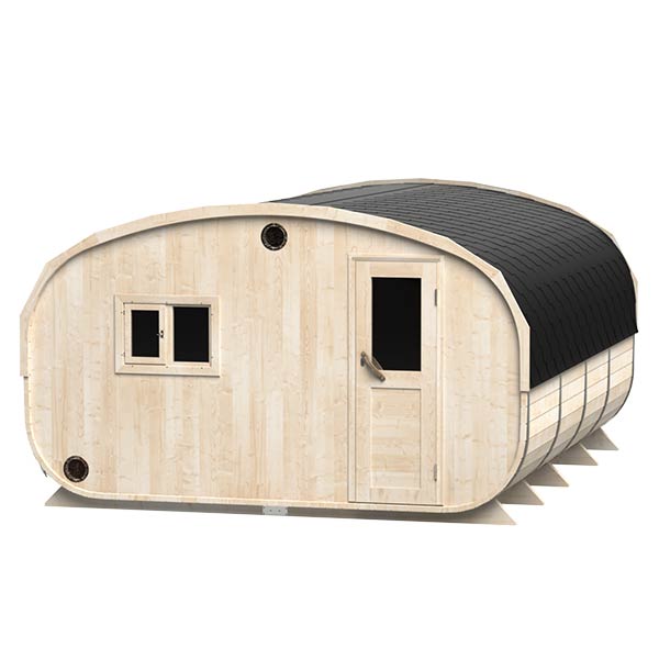 wellmia-fasssauna-oval-deluxe-gartensauna-490x400-cm-6-8-pers image 2