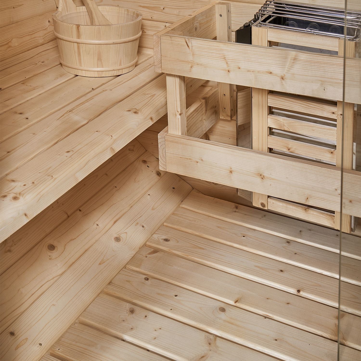 artsauna-spitzbergen-180-fasssauna-garten-fichte-mit-ofen image 4