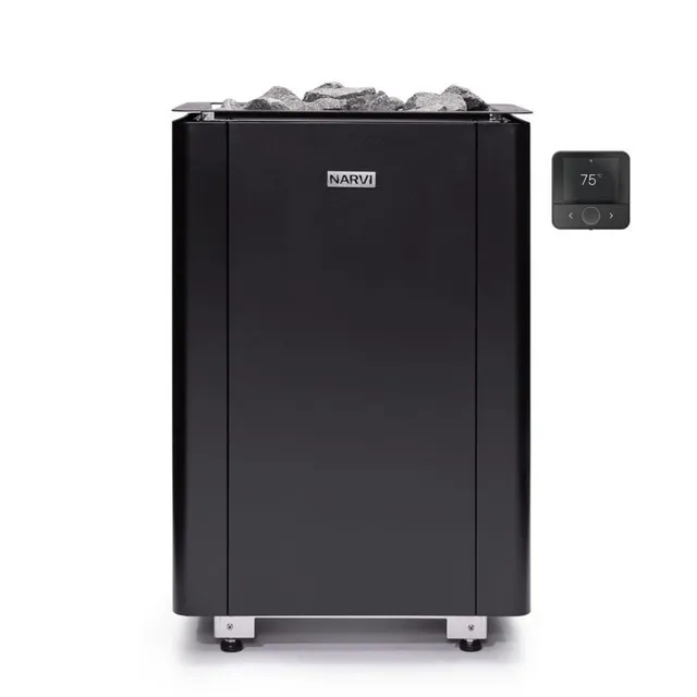 narvi-ultra-small-wifi-saunaofen-6-kw-edelstahl-mit-app image 1