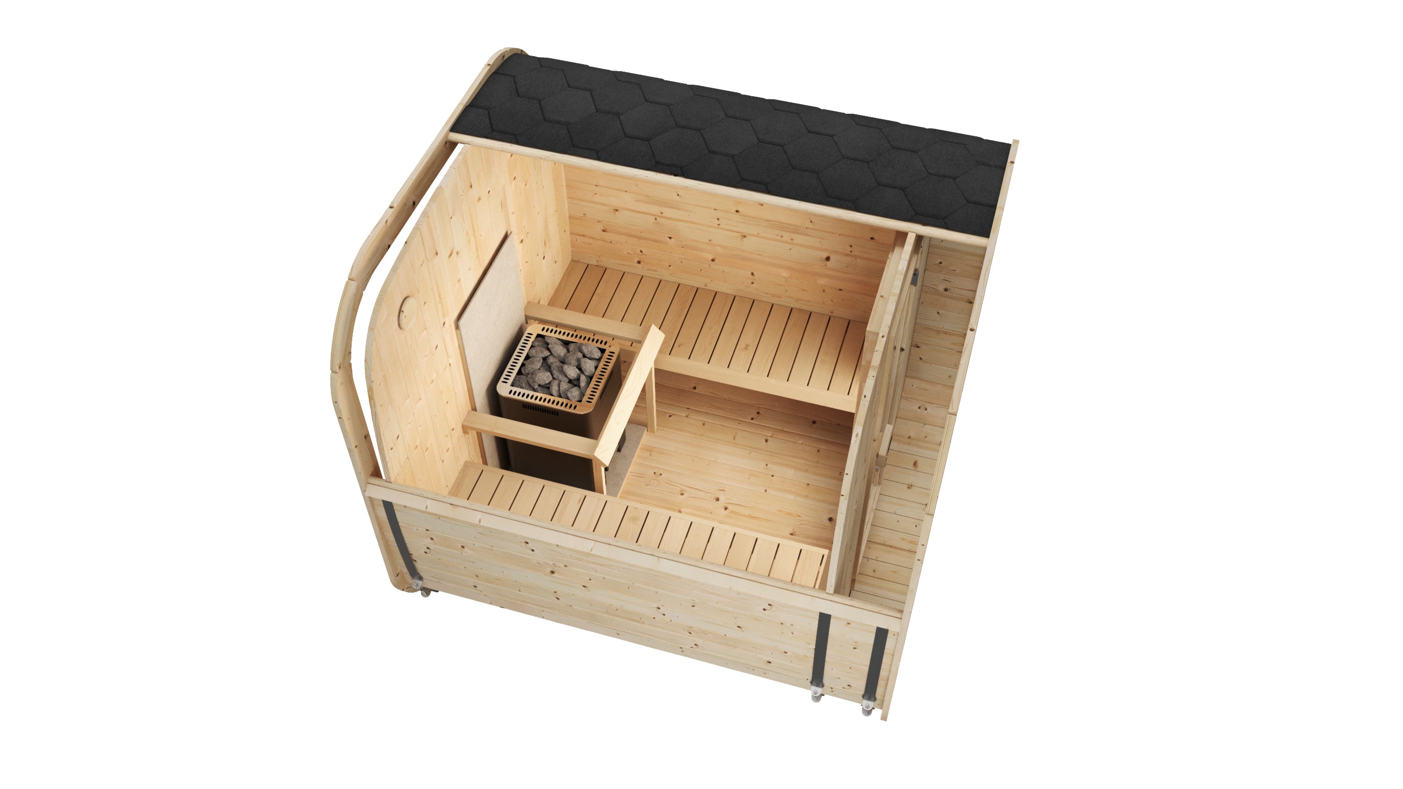 wellmia-icon-200-s-fasssauna-fichte-4-6-personen-2m image 6