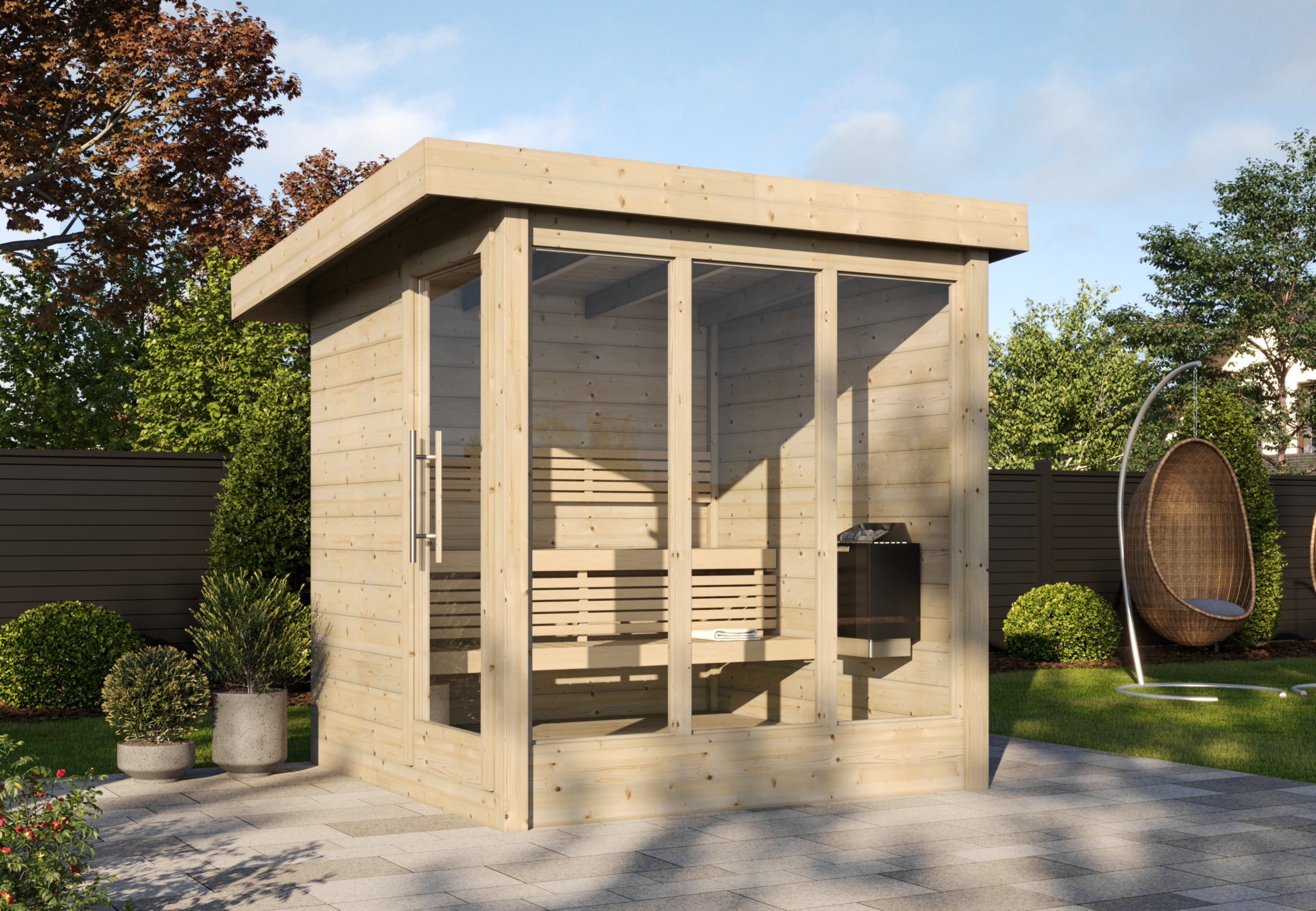wellmia-anita-gartensauna-4-personen-2-09x2-11m-fichte-bausatz image 1