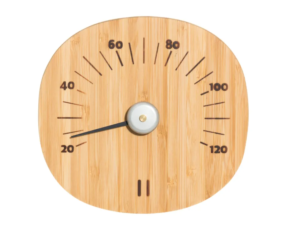 rento-sauna-thermometer-bambus-rund-15x14-cm-w-rmebehandelt image 1