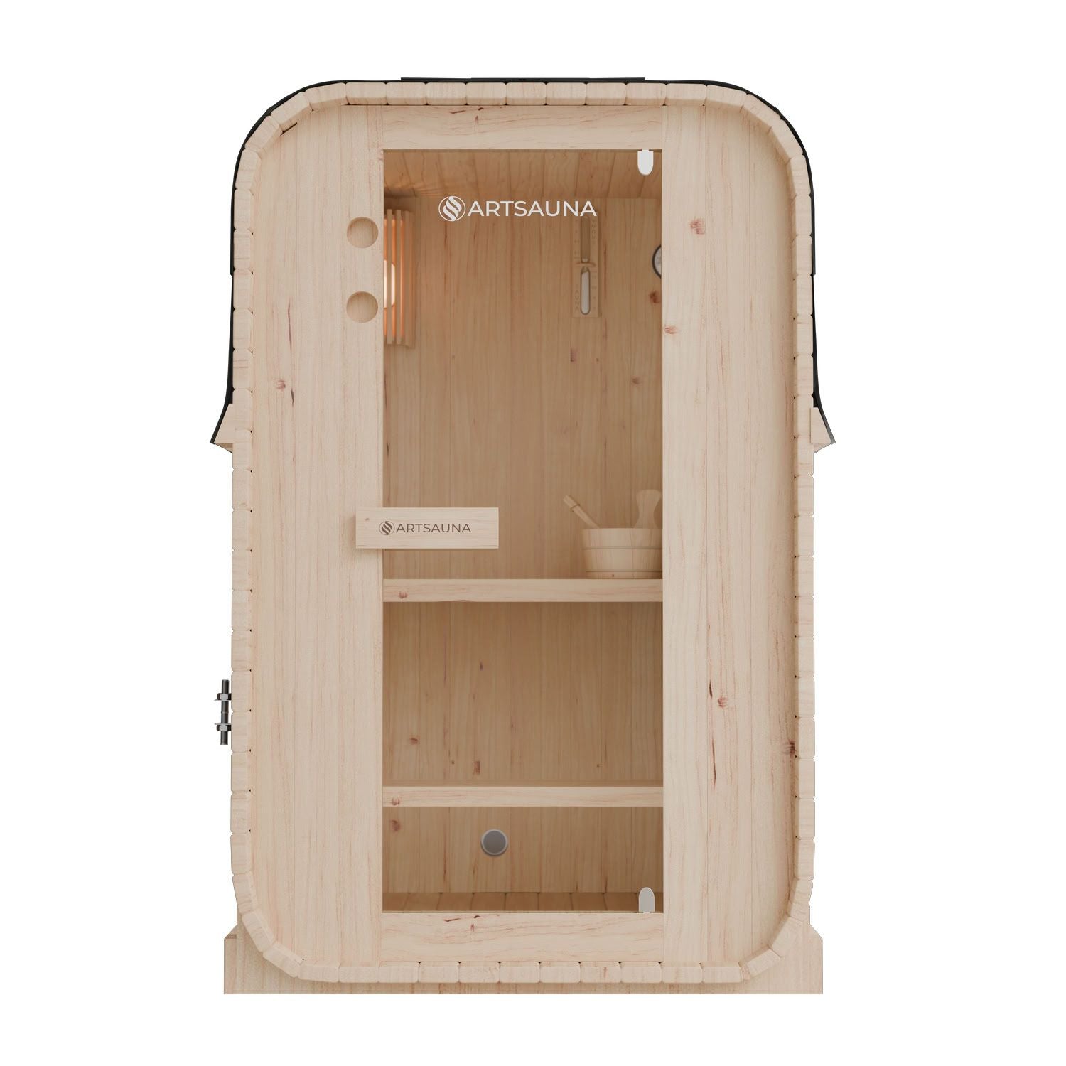 artsauna-nolvik-s-fasssauna-garten-2-personen-fichte-ofen image 2