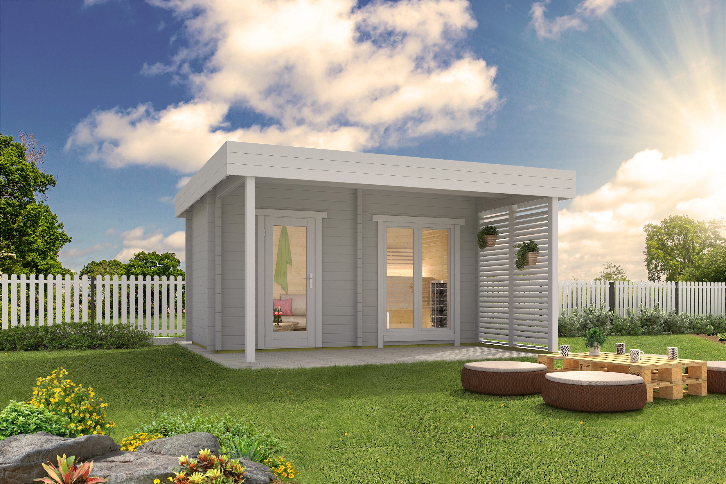 wellmia-magnus-gartensauna-mit-vorraum-4-61x3-34-m-3-4-pers image 1