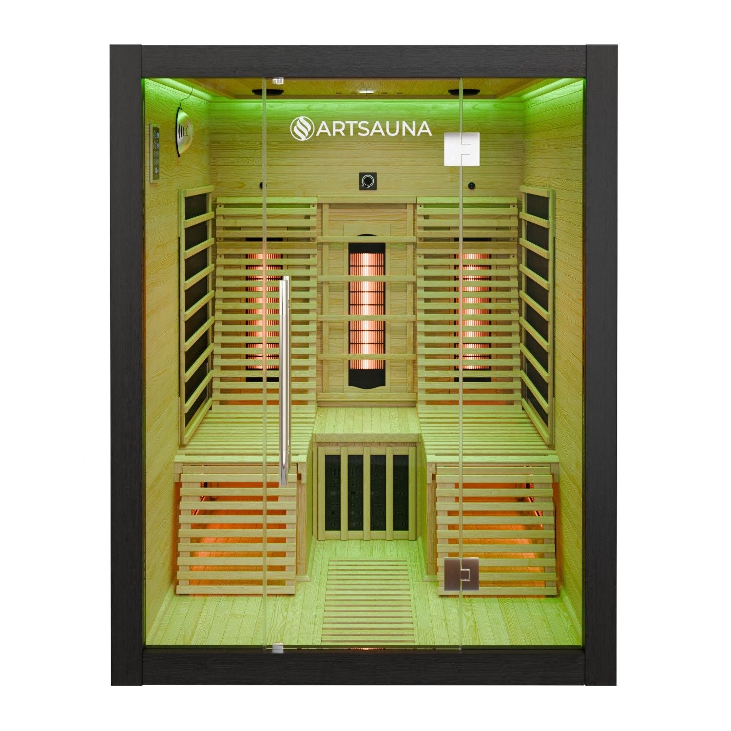artsauna-helsinki-150-infrarotkabine-schwarz-dual-hemlock image 3
