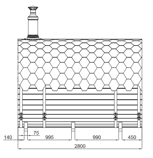 wellmia-fasssauna-medium-veranda-280-cm-f-r-4-6-personen image 4