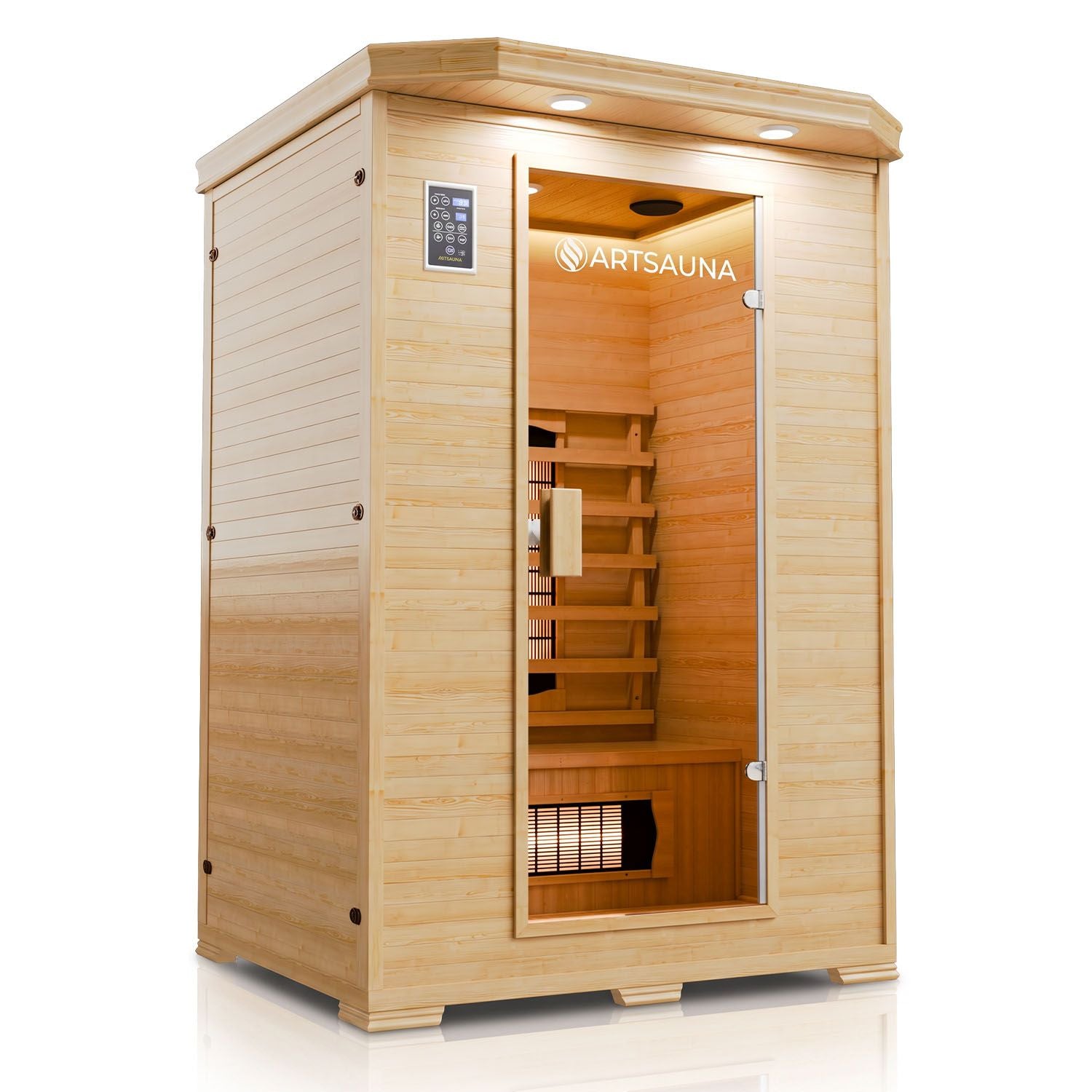 artsauna-oslo-infrarotkabine-vollspektrum-2-personen-hemlock image 2