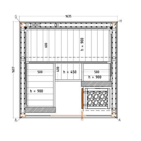 harvia-variant-view-s-innensauna-fichte-bausatz-glasfront image 5