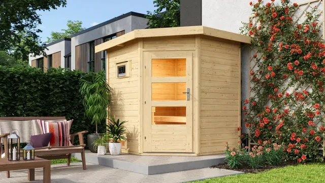 wellmia-pekka-f510-gartensauna-fichtenholz-38-mm image 1