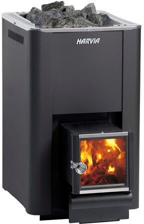 harvia-20-pro-sl-sauna-holzofen-schwarz-14-3-kw-komplettset image 2