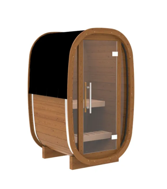 wellmia-outdoor-mini-gartensauna-thermoholz-2-personen-bausatz image 1