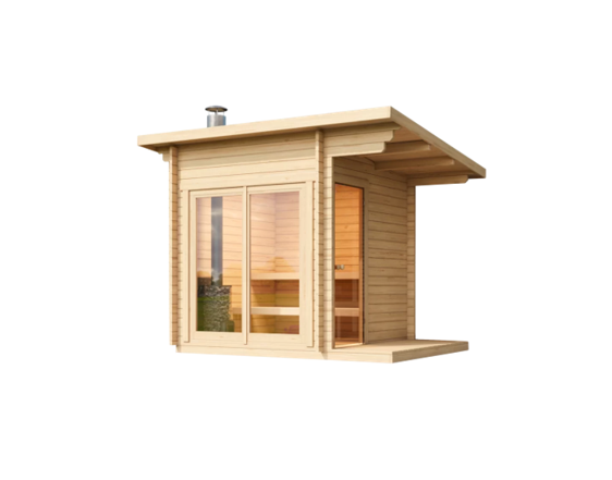 wellmia-halden-xs-gartensauna-fichte-208x208-cm image 2