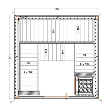 harvia-variant-view-l-innensauna-fichte-206x203-cm image 5