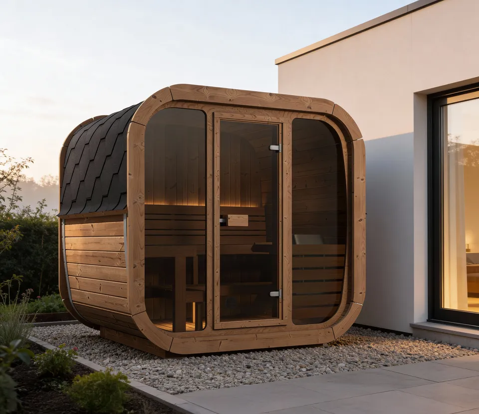 wellmia-icon-160-fasssauna-thermoholz-glasfront-4-pers image 1