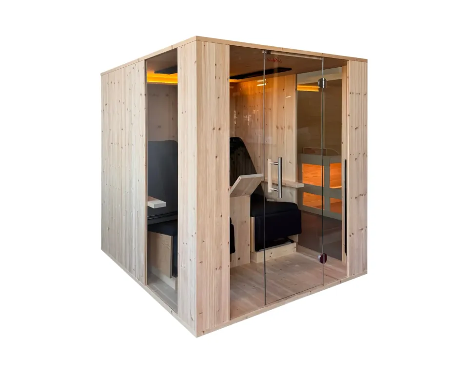 polarholz-aura-2-relax-infrarotkabine-2-personen-mit-liegen image 1