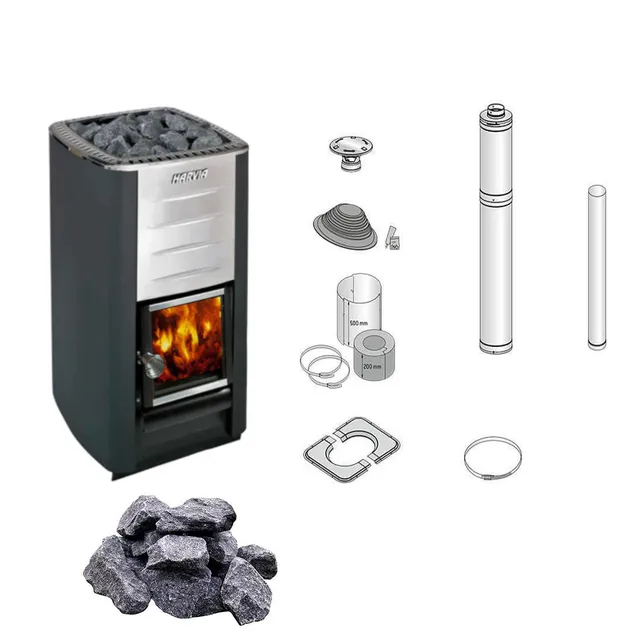 harvia-m3-saunaofen-holz-komplettset-16-5-kw-schornstein image 1