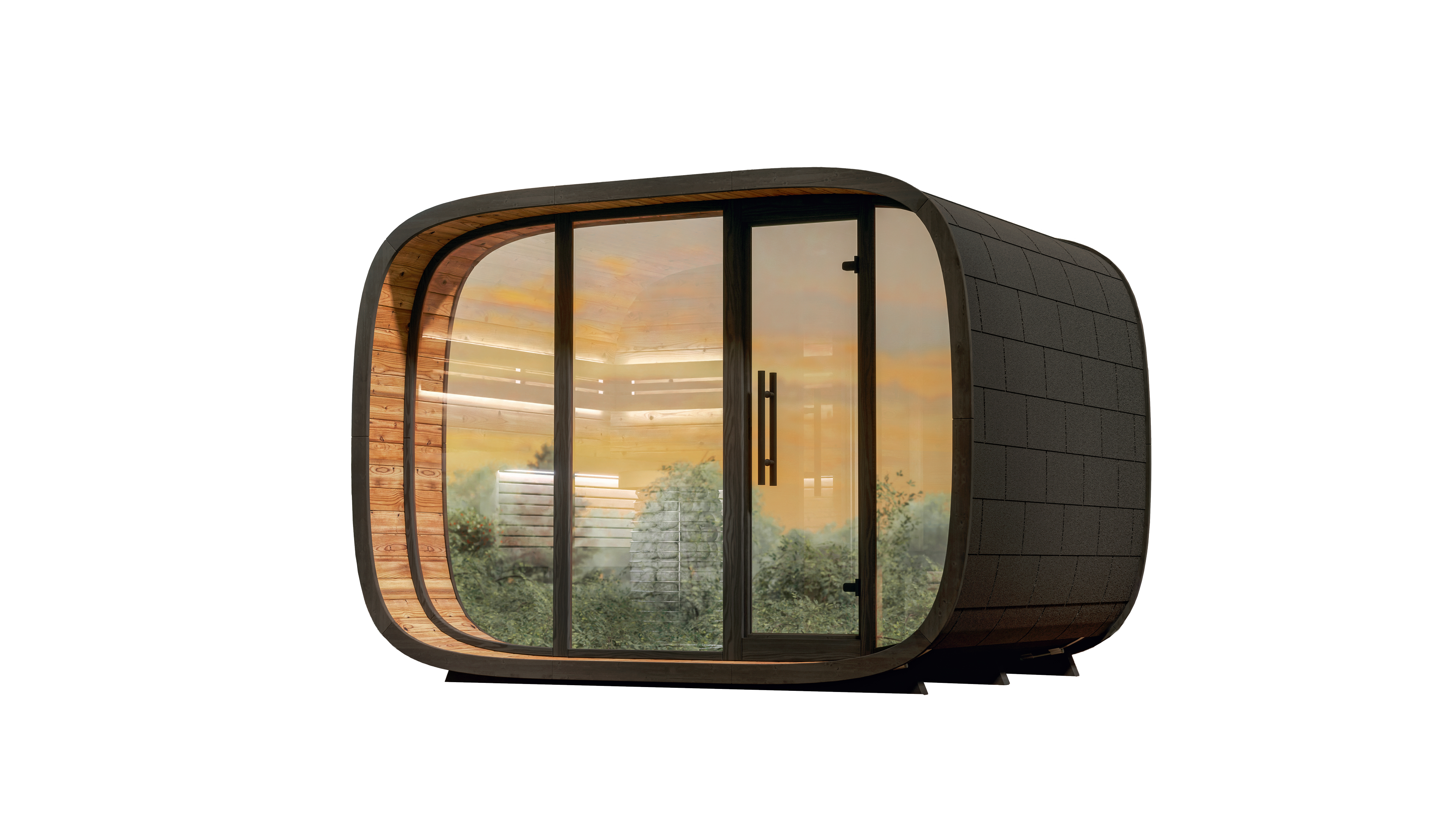 leil-round-cube-double-gartensauna-thermoholz-2-4-m image 3