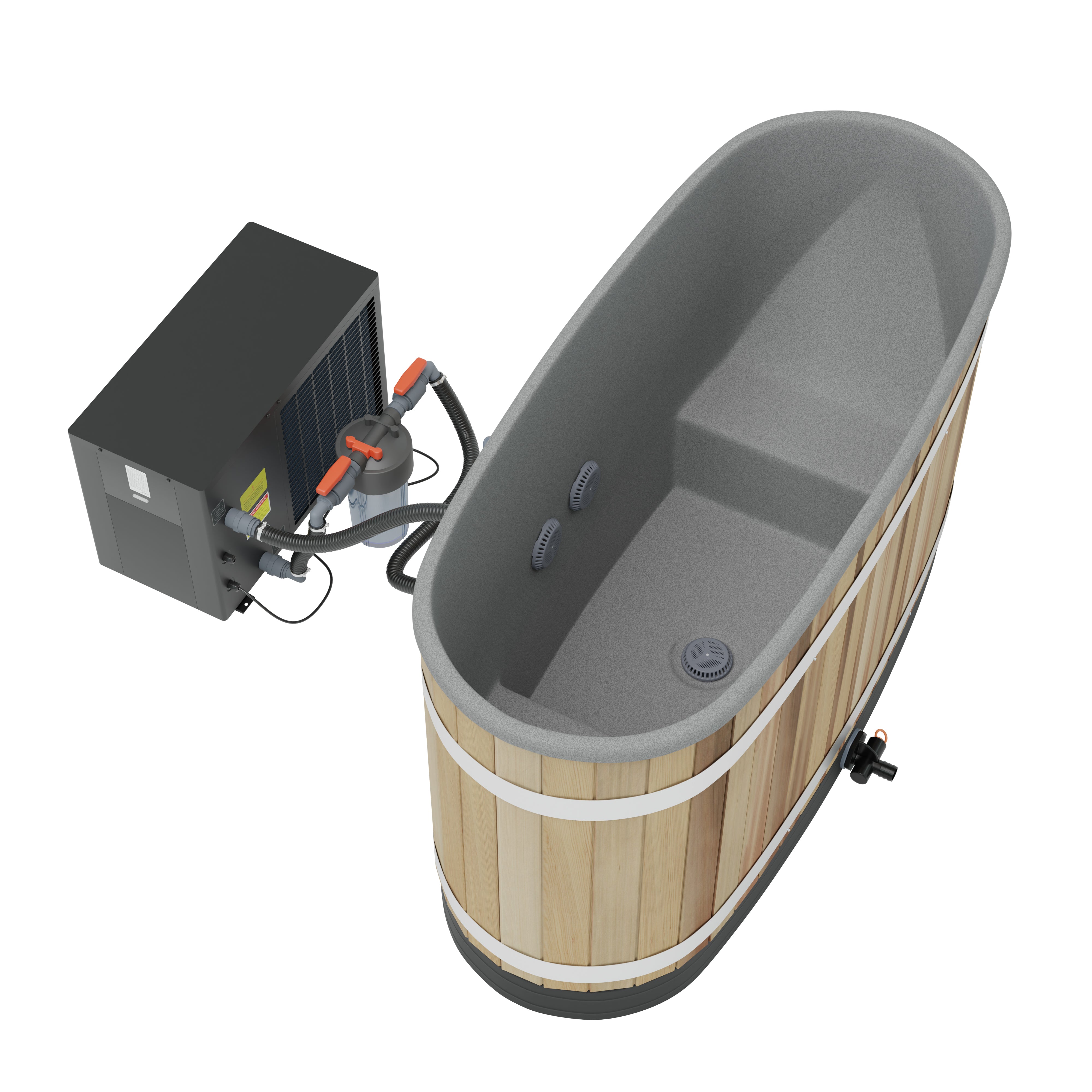 kirami-premium-tiny-s-dual-badefass-elektroofen-thermoholz-5-kw image 3