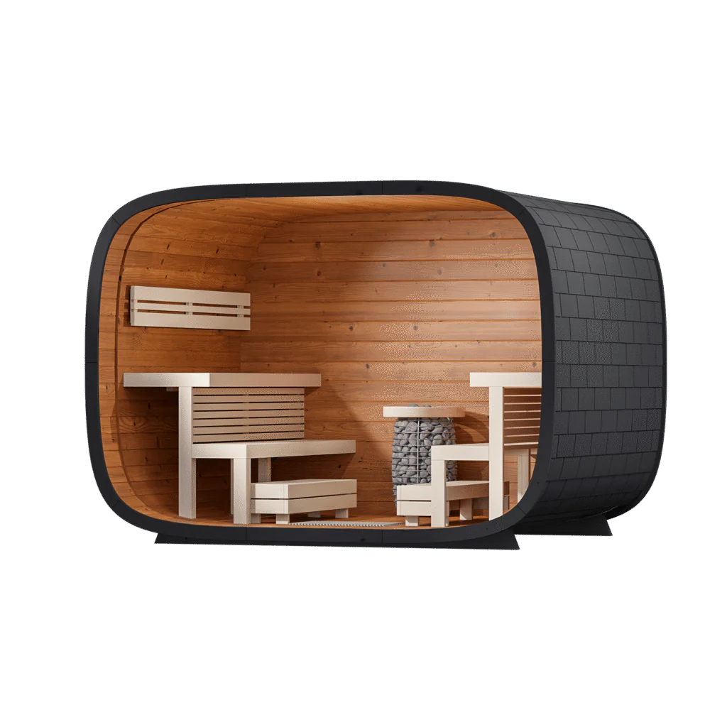 leil-round-cube-single-gartensauna-single-2-0-thermoholz image 2