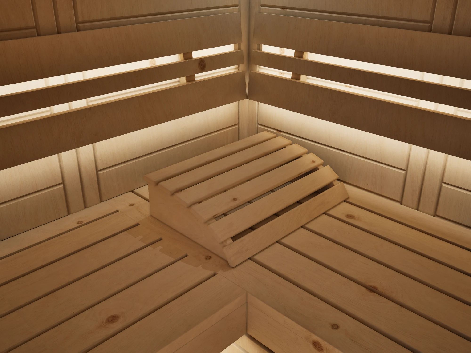 polarholz-athen-ecksauna-zirbenholz-ma-5-eck-ofen-set image 8