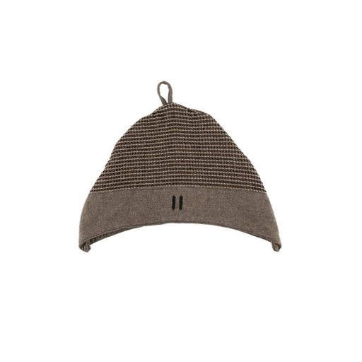 rento-kenno-saunahut-schwarz-beige-baumwolle-m-tze image 1